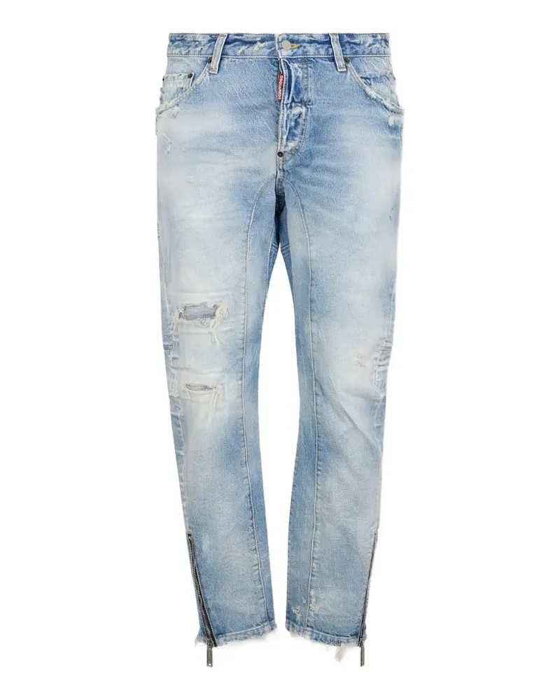 Dsquared2 Jeans im Distressed-Look - Blau Blau