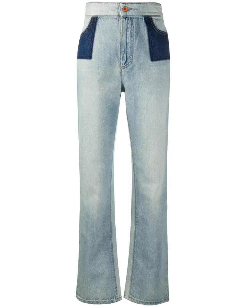 Philosophy Di Lorenzo Serafini Zweifarbige Jeans - Blau Blau