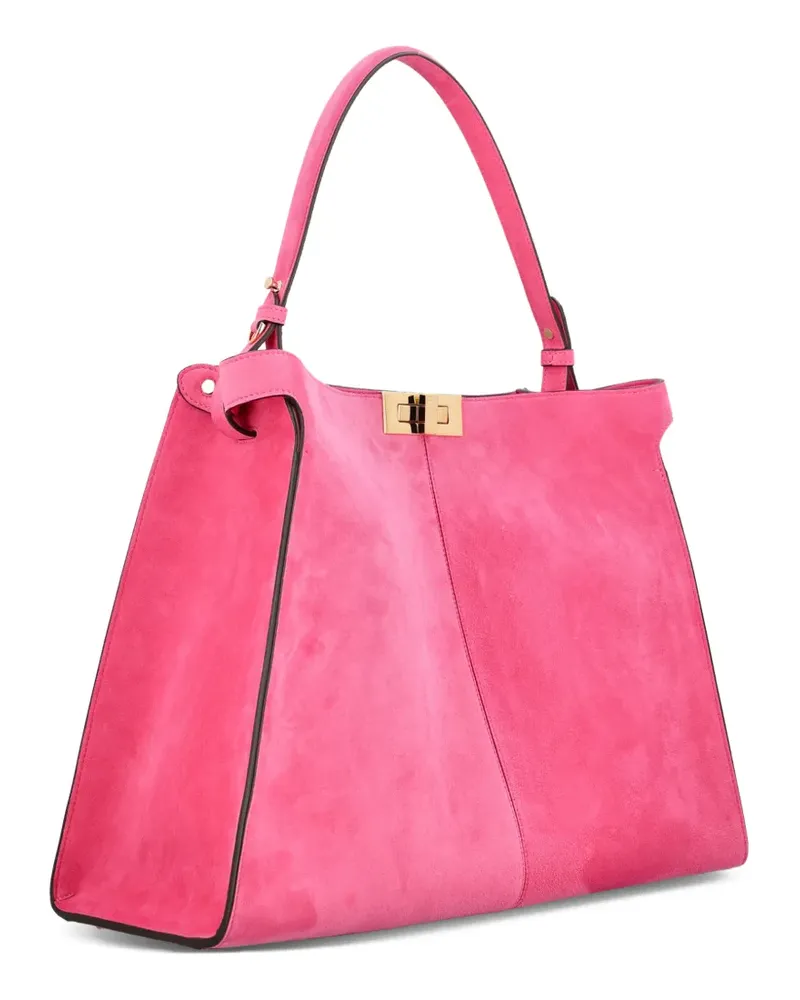 Fendi Großer Way Tote Bag mit Schloss - Rosa Rosa