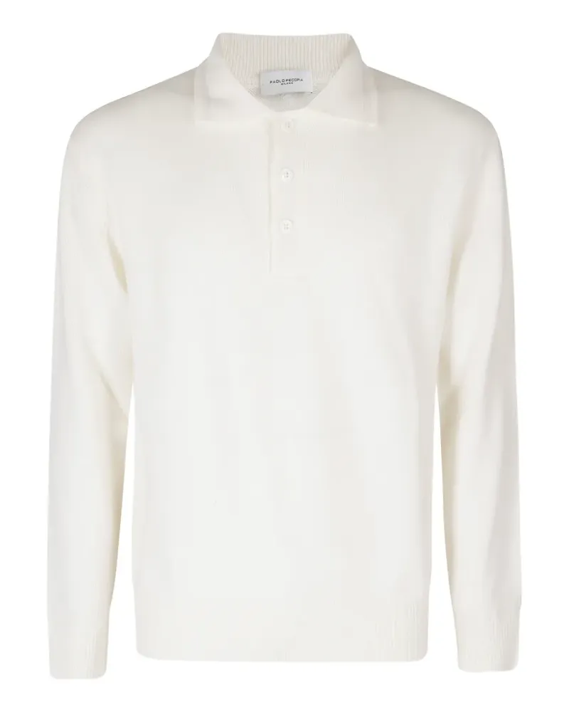 Paolo Pecora Milano Langärmeliges Poloshirt - Nude Nude