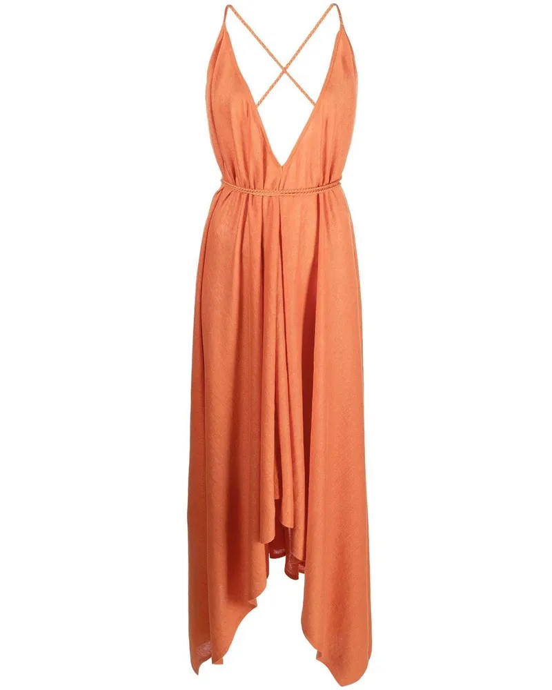 Alanui Get Lost Kleid - Orange Orange