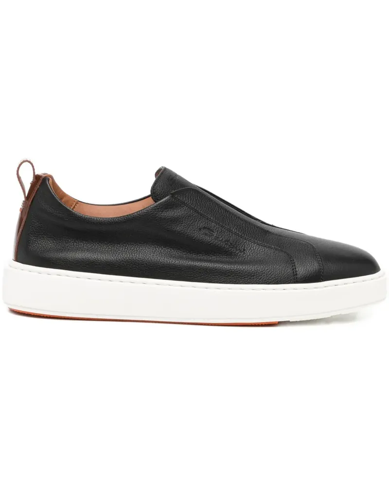 Santoni Klassische Sneakers - Schwarz Schwarz