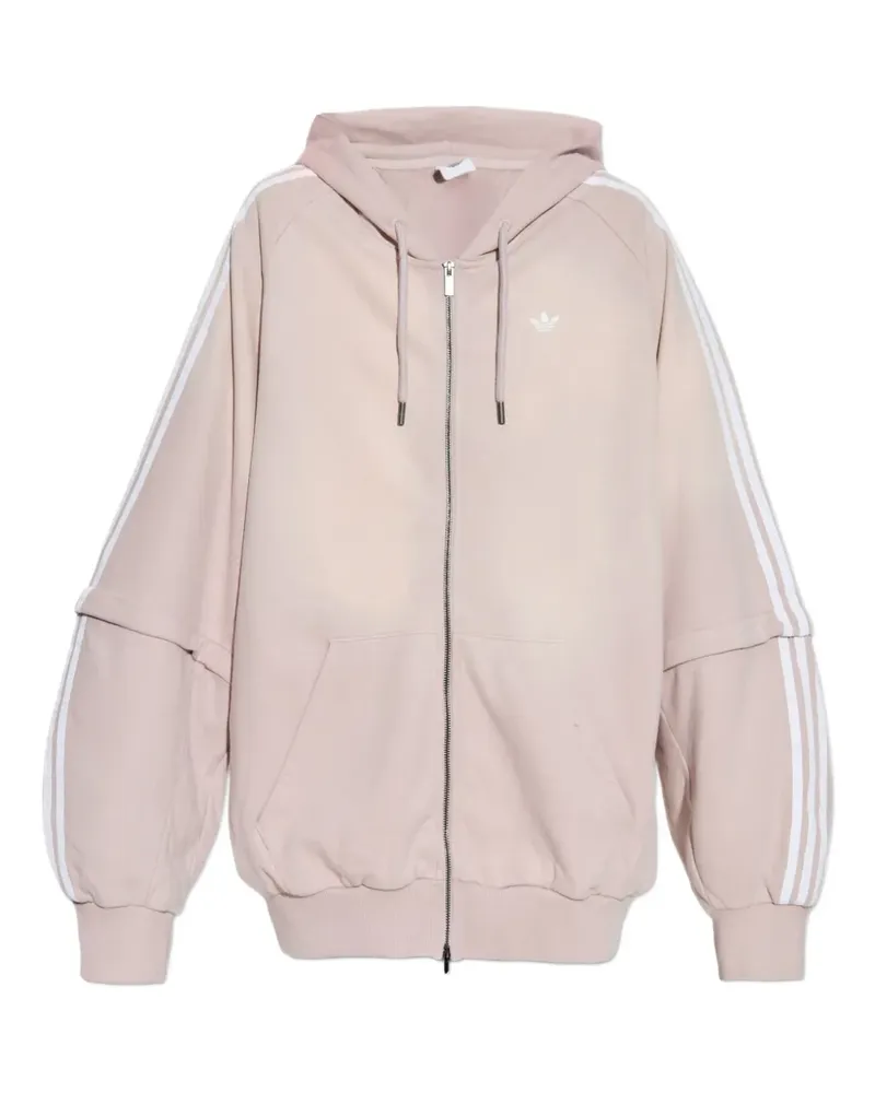 adidas Kapuzenjacke mit 3 Streifen-Logo - Rosa Rosa