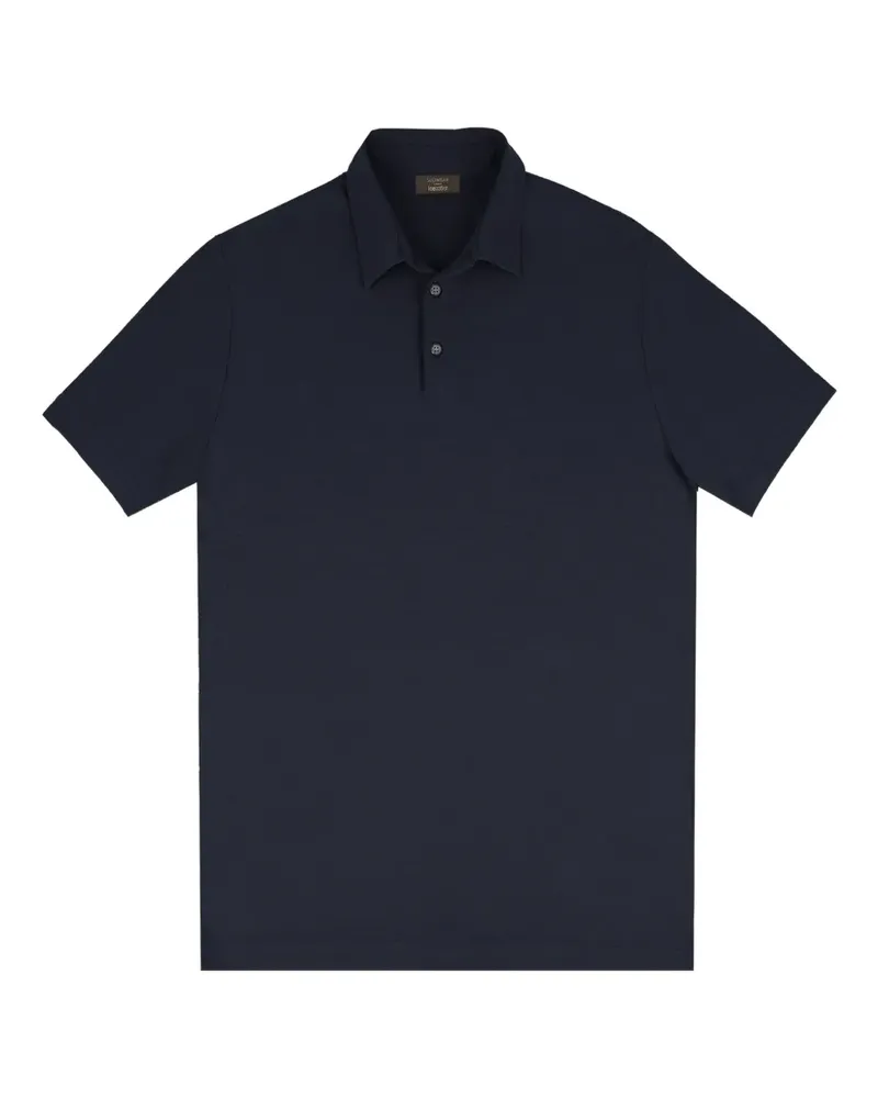 Slowear short-sleeve cotton polo shirt - Blau Blau