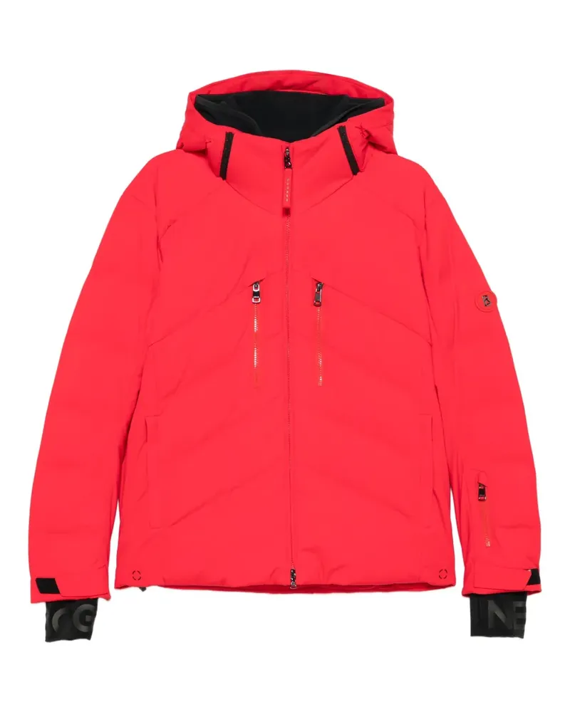 Bogner Jervis-D hooded zip padded ski jacket - Rot Rot