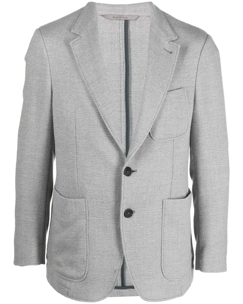Canali Einreihiges Sakko - Grau Grau