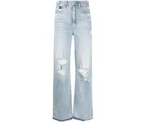 Gerade Jeans in Distressed-Optik