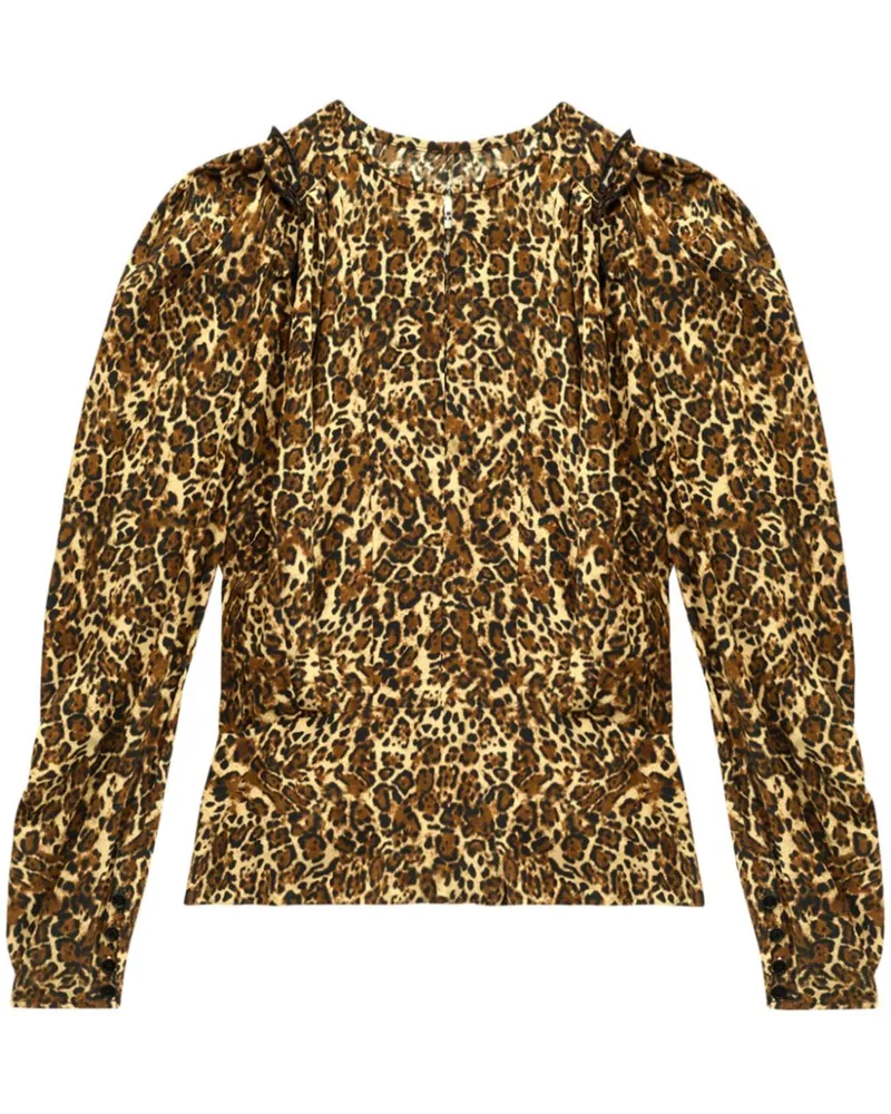 Isabel Marant Zarga Bluse - Braun Braun