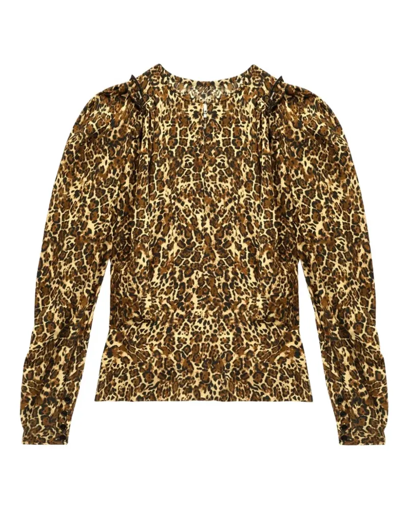 Isabel Marant Zarga Bluse - Braun Braun