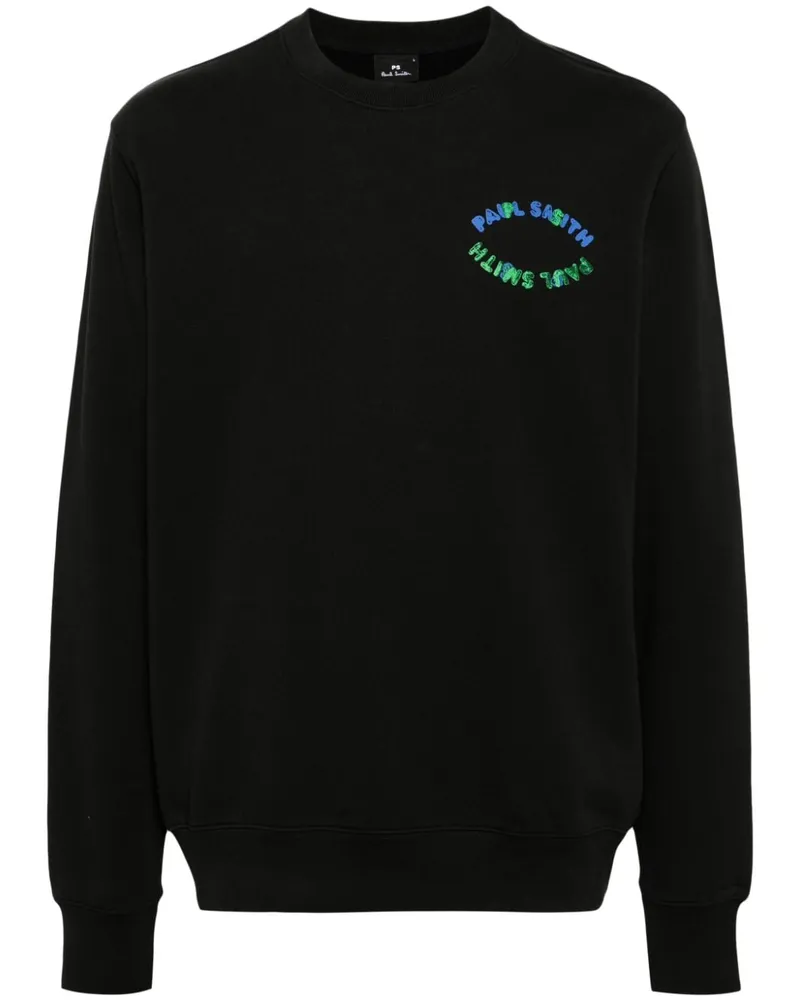 Paul Smith Sweatshirt aus Bio-Baumwolle Schwarz