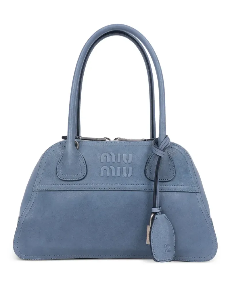 Miu Miu Vivant Tasche aus Nappaleder - Blau Blau