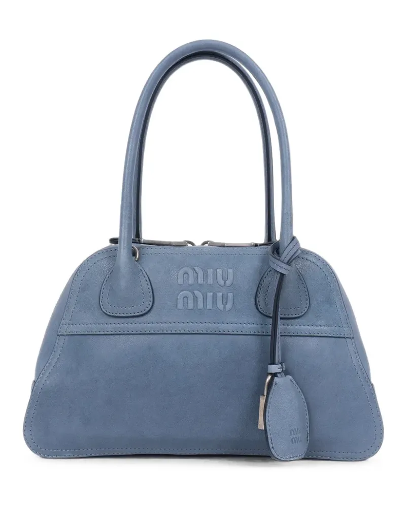 Miu Miu Vivant Tasche aus Nappaleder - Blau Blau