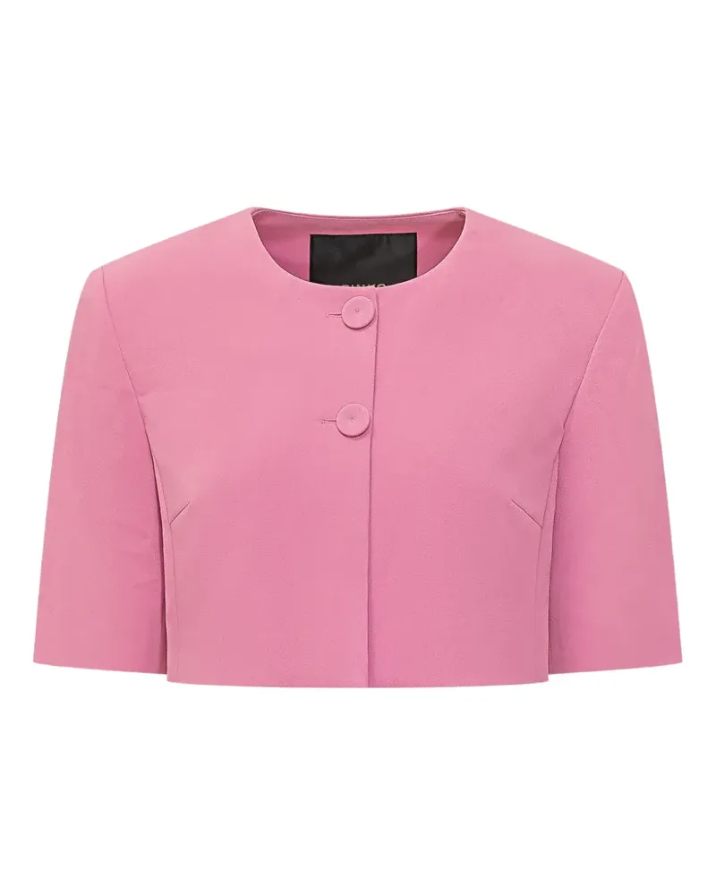 Pinko Spencer cropped jacket - Rosa Rosa