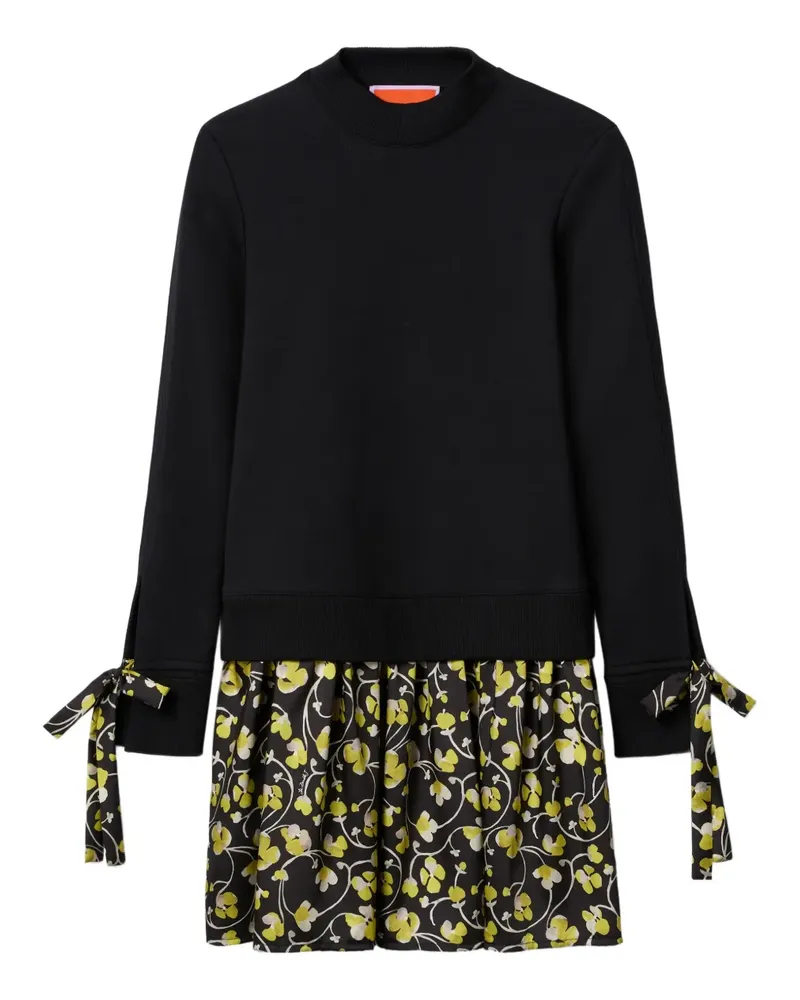 La DoubleJ Sporty Minikleid mit Schleifendetail - Schwarz Schwarz