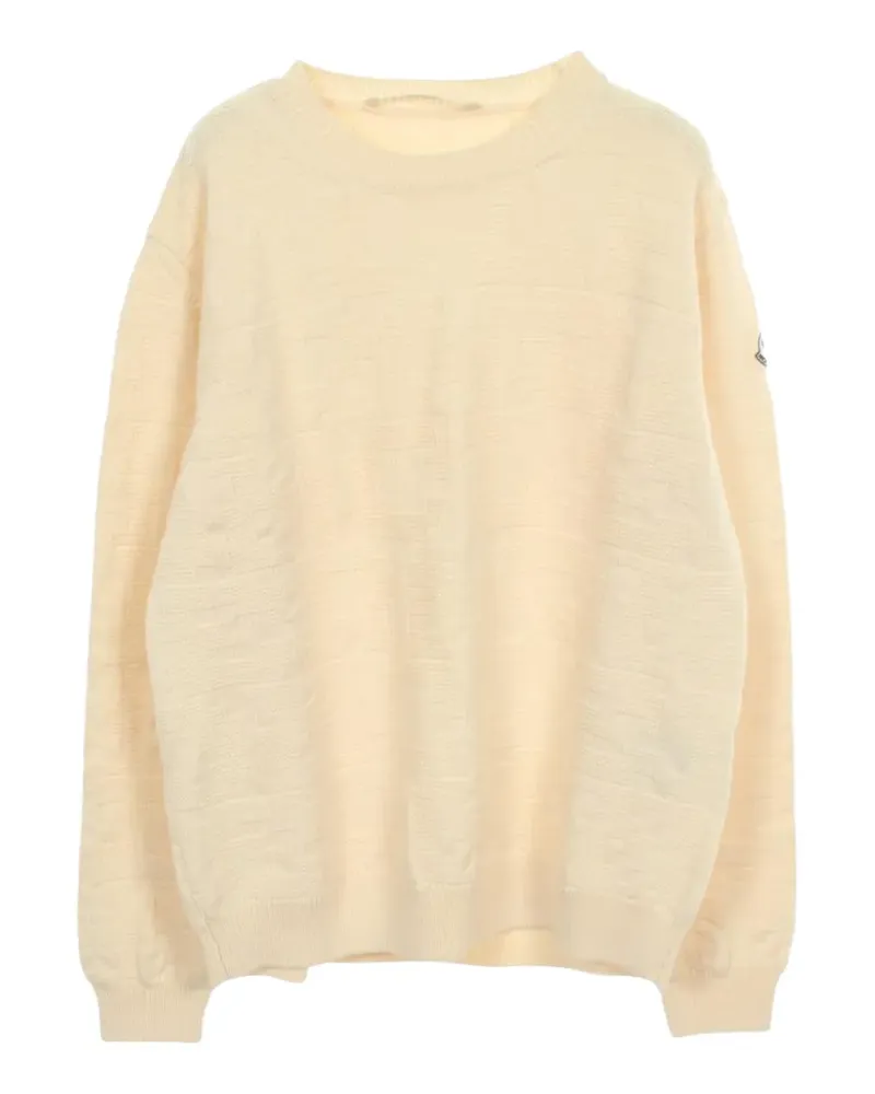 Moncler 2010 Pullover mit Logo-Muster - Nude Nude