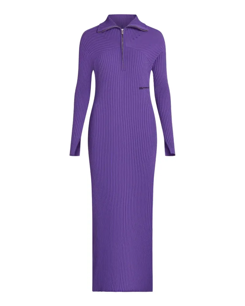 Karl Lagerfeld Strickkleid mit Reißverschluss - Violett Violett