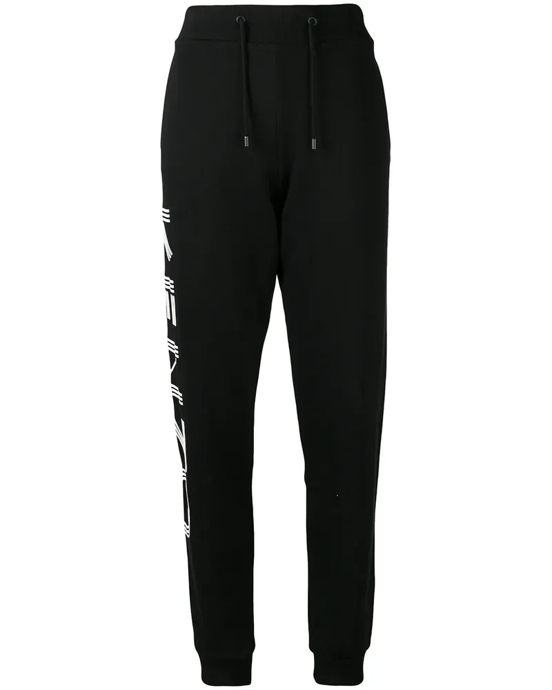 Kenzo Jogginghose mit Logo-Print - Schwarz Schwarz