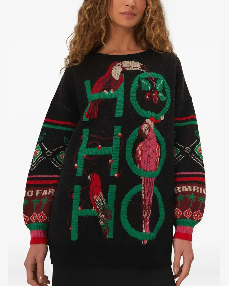 FARM Rio Hohoho Pullover - Schwarz Schwarz