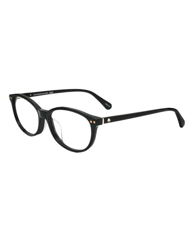 Kate Spade Evangeline Brille mit rundem Gestell - Schwarz Schwarz