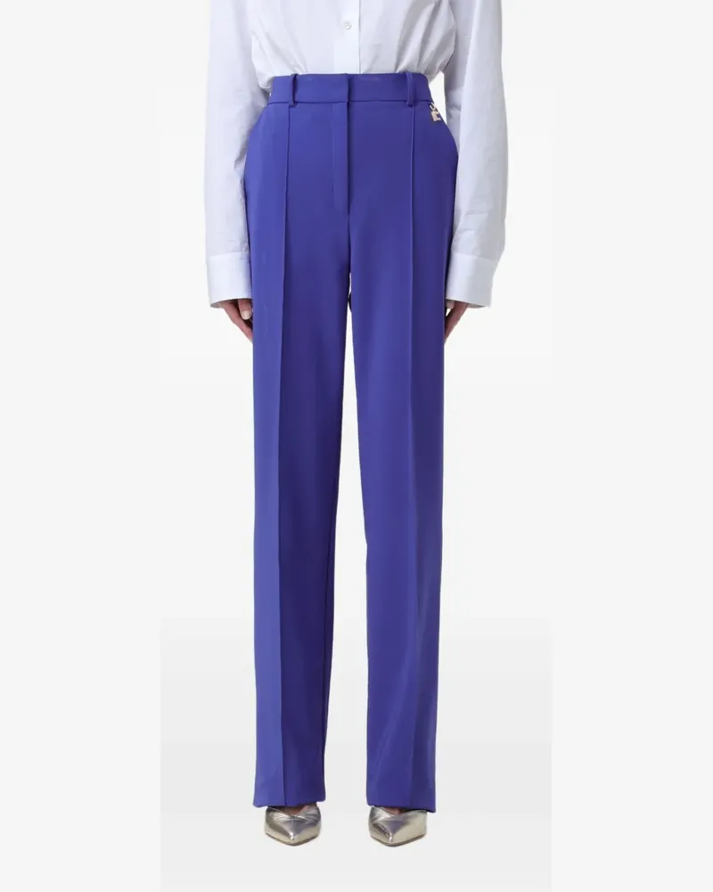 Elisabetta Franchi Hose mit Gürtelschlaufen - Blau Blau