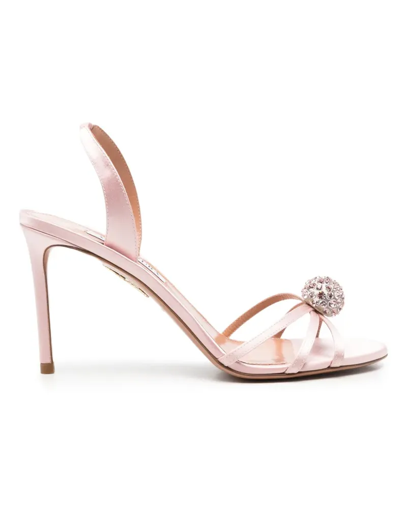 Aquazzura Crystal Bubble Sandalen - Rosa Rosa
