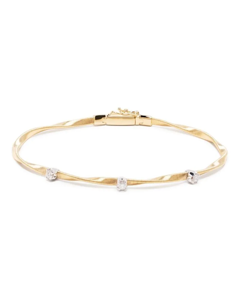 Marco Bicego 18kt Gelbgoldarmband mit Diamanten Gold