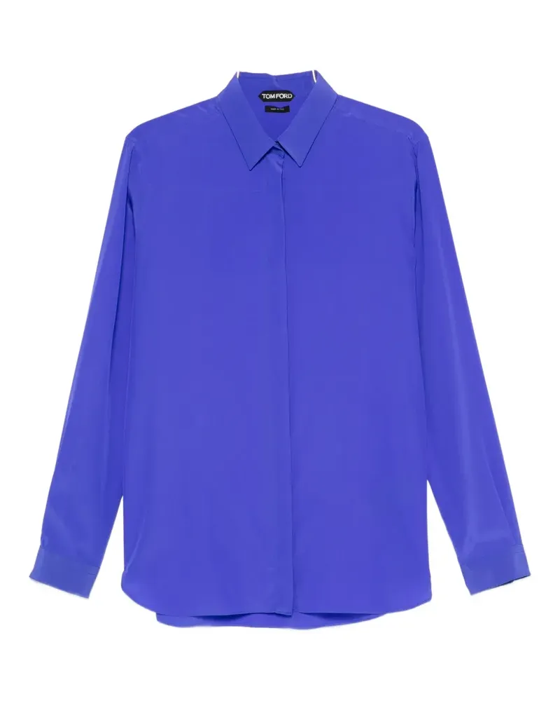 Tom Ford buttoned long-sleeve shirt - Blau Blau