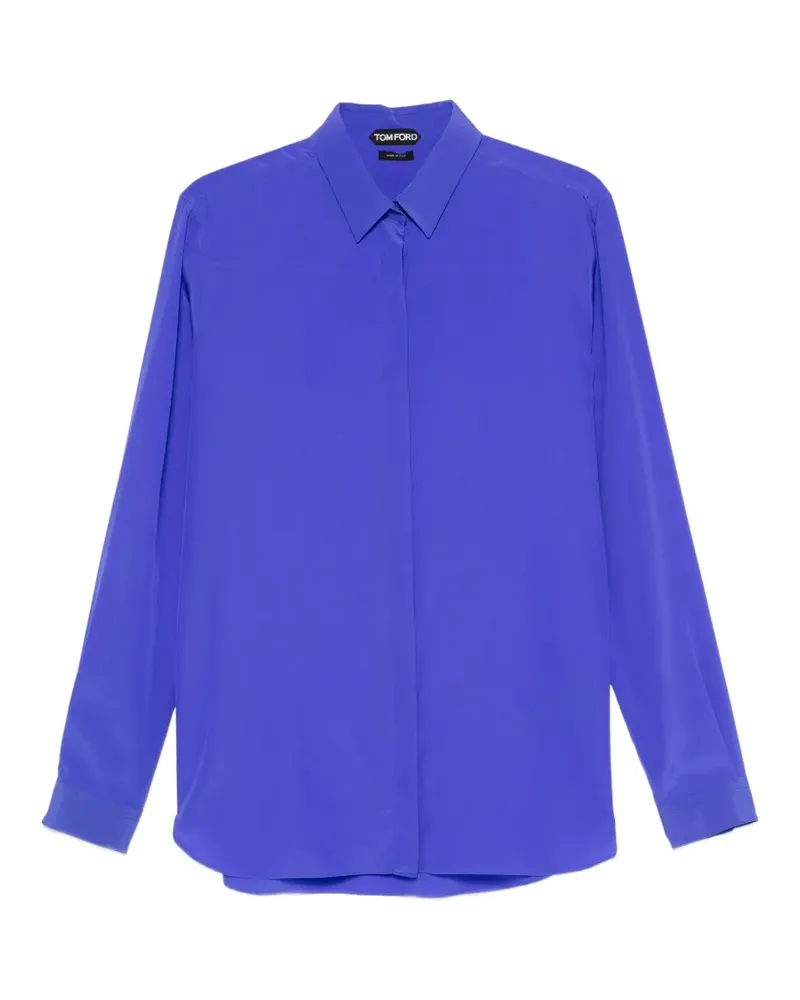 Tom Ford buttoned long-sleeve shirt - Blau Blau