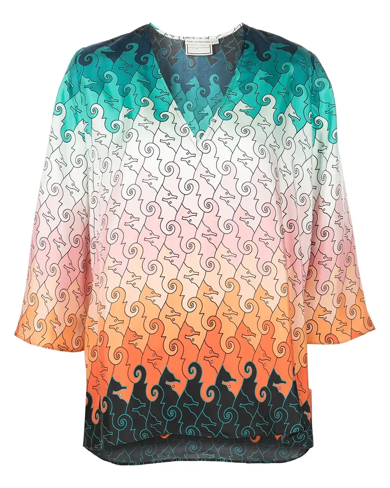 Mary Katrantzou Pathos Seidenbluse - Mehrfarbig Mehrfarbig