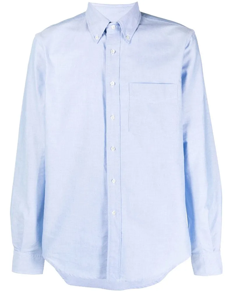 ASPESI Hemd mit aufgesetzter Tasche - Blau Blau