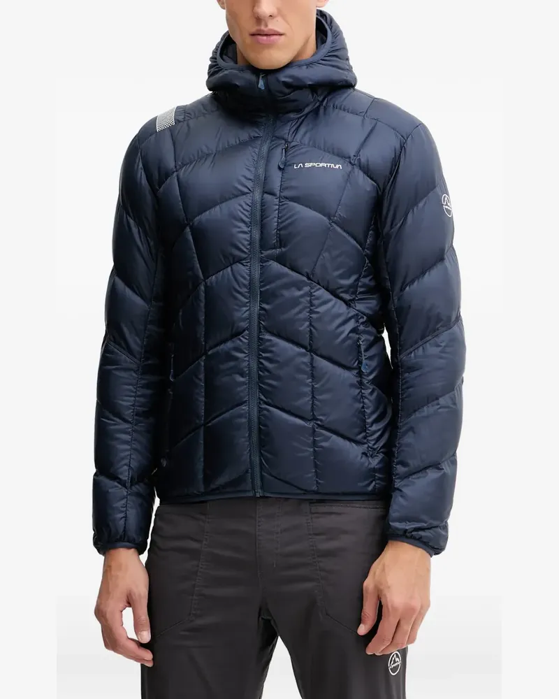 La Sportiva Pinnacle hooded quilted jacket - Blau Blau