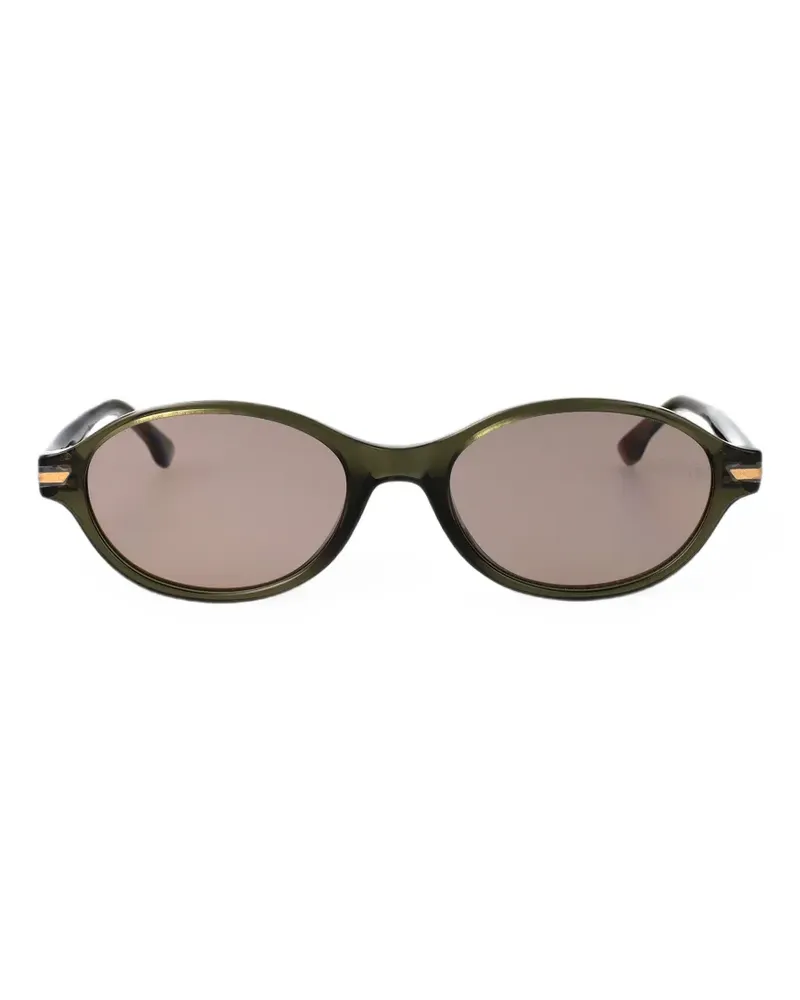 Victoria Beckham oval-frame sunglasses - Grün Grün