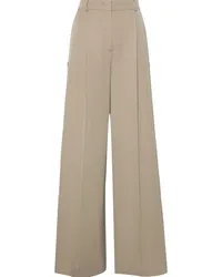 Max Mara Segale High-Waist-Hose Grün