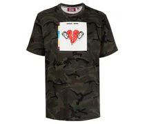T-Shirt mit Camouflage-Print