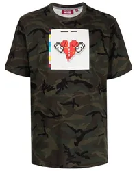 Mostly Heard Rarely Seen T-Shirt mit Camouflage-Print Grün