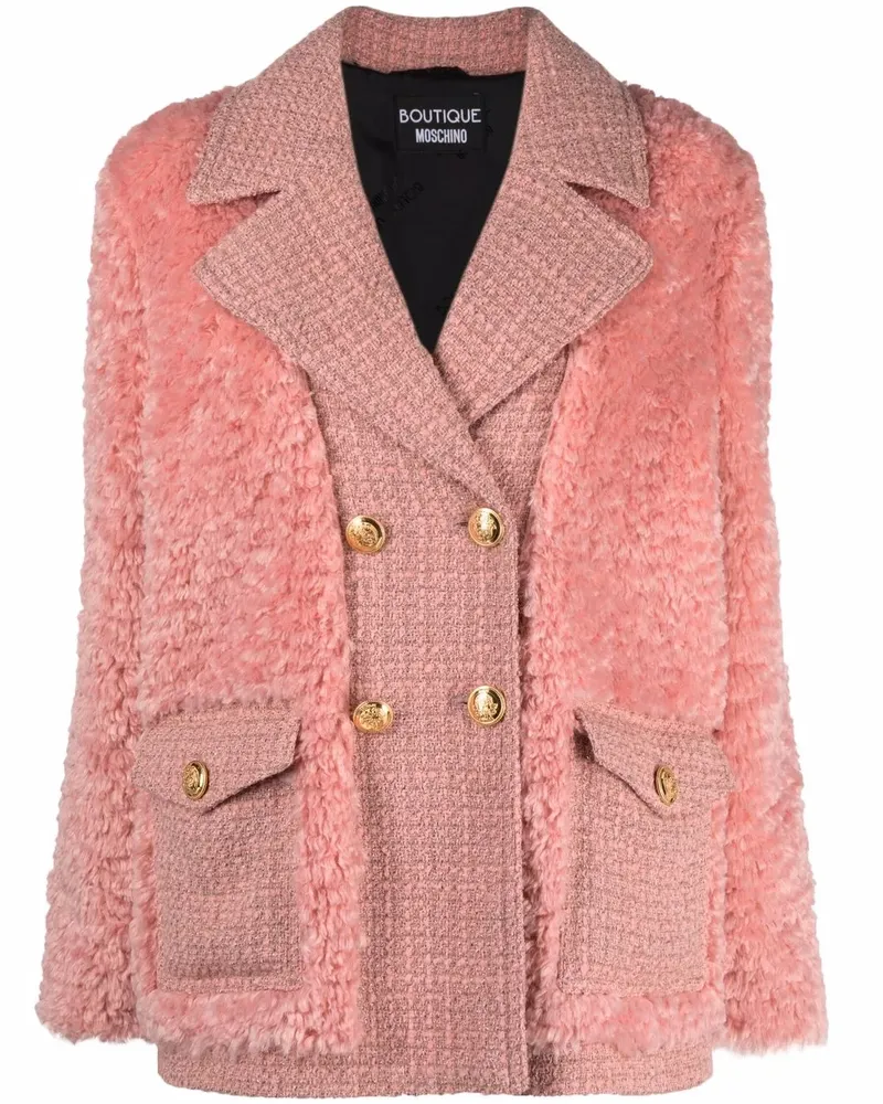 Moschino Doppelreihiger Blazer - Rosa Rosa