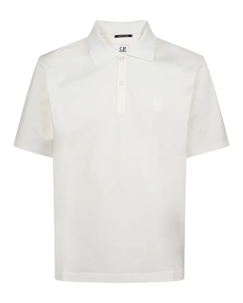 C.P. Company short-sleeve cotton polo shirt - Weiß Weiß