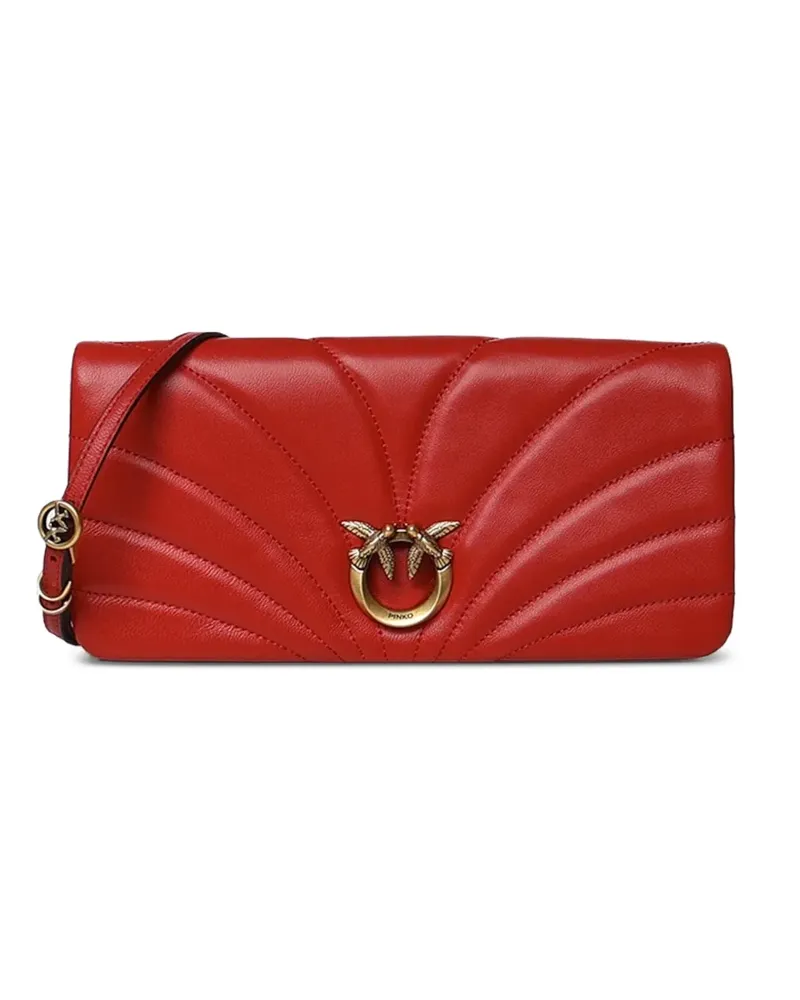 Pinko Gesteppte Love Schultertasche - Rot Rot