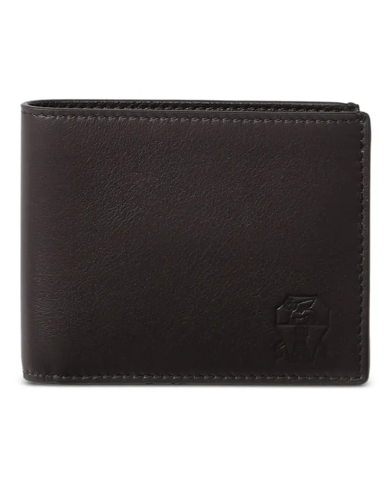 Brunello Cucinelli Portemonnaie mit Logo-Prägung - Braun Braun