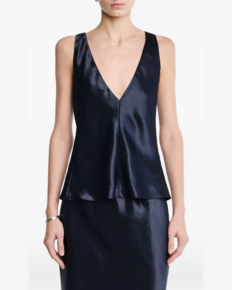 Maria Mcmanus V-neck blouse - Blau Blau