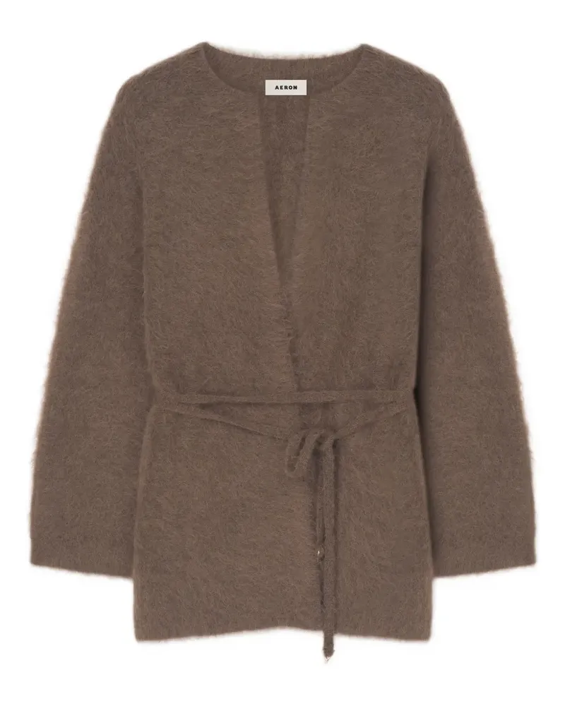 AERON V-neck belted cardigan - Braun Braun