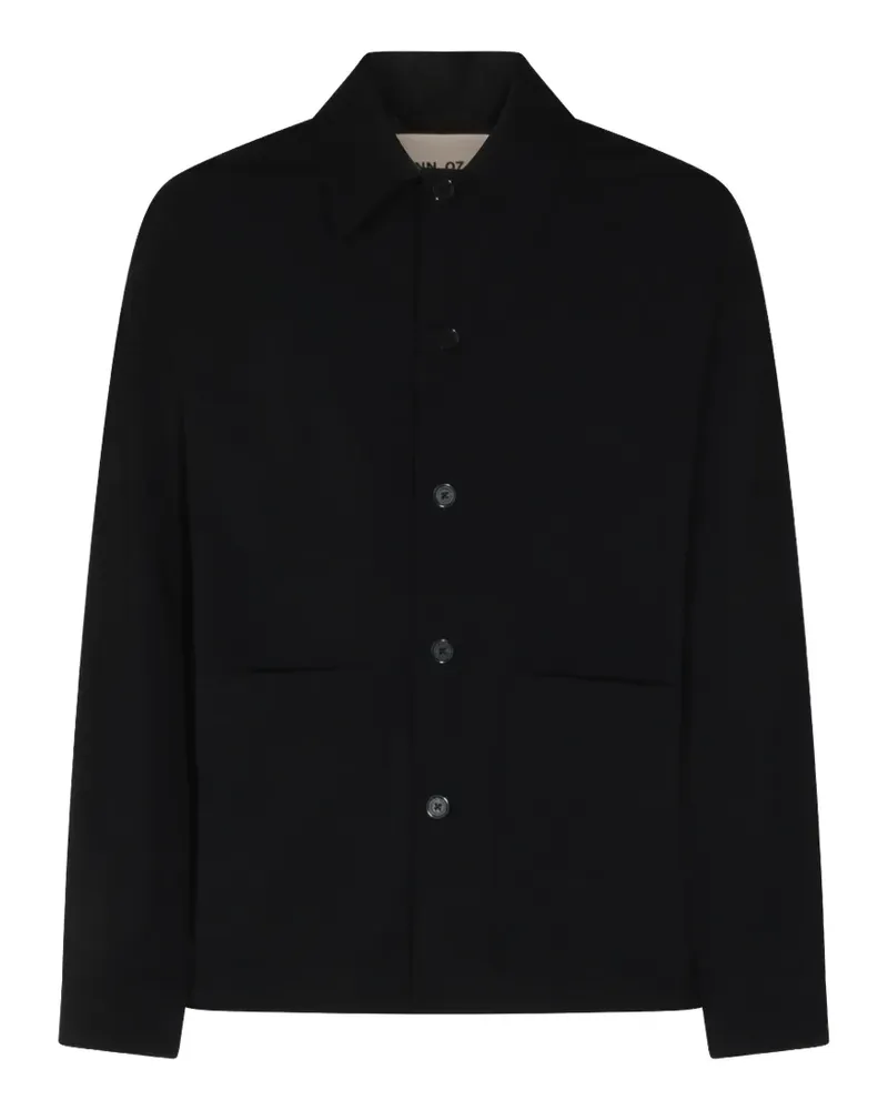 NN 07 buttoned jacket - Blau Blau