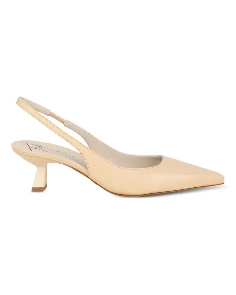 FESTA Milano leather slingback pumps - Nude Nude