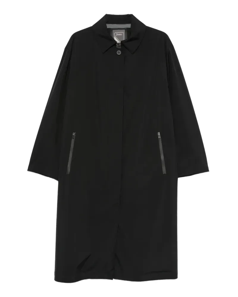 Herno zip-pocket coat - Schwarz Schwarz