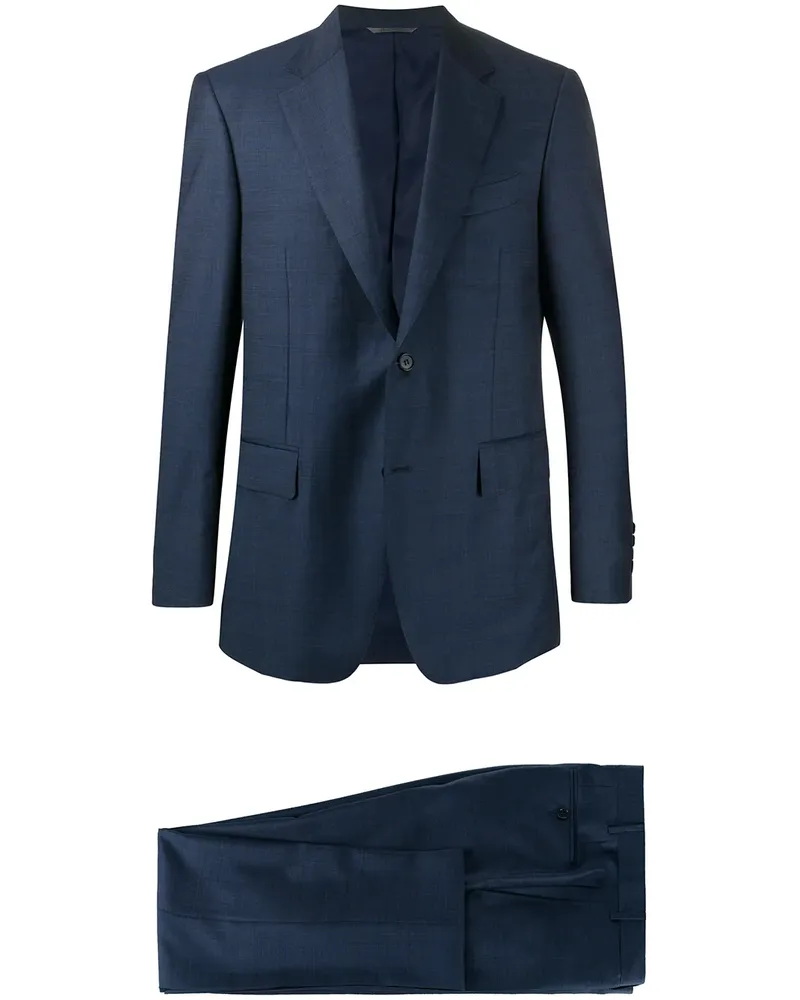 Canali Zweiteiliger Anzug - Blau Blau