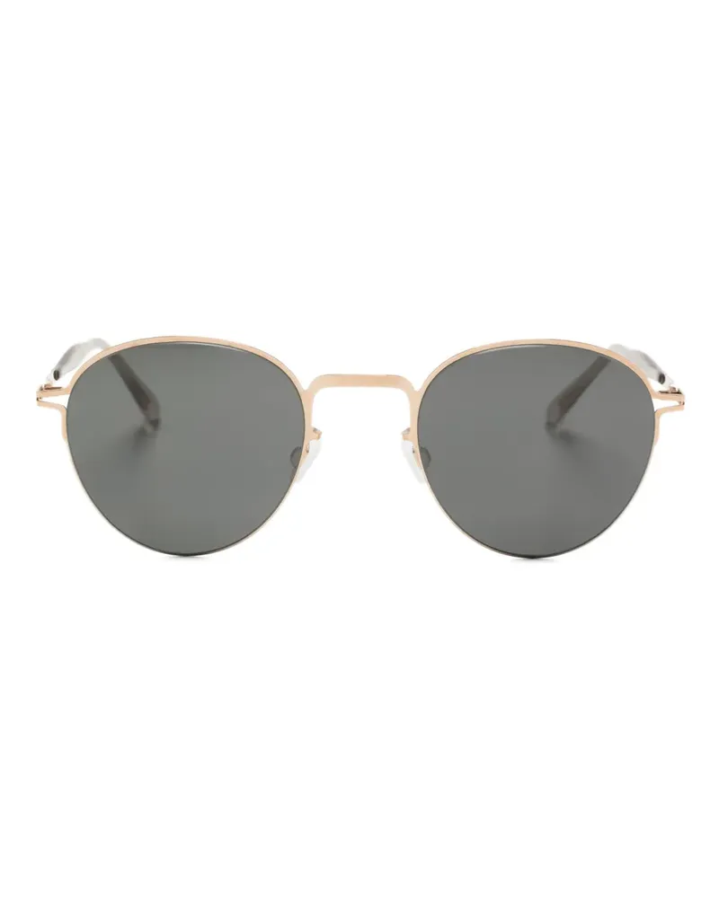 Mykita Tate Halbrand-Sonnenbrille - Gold Gold