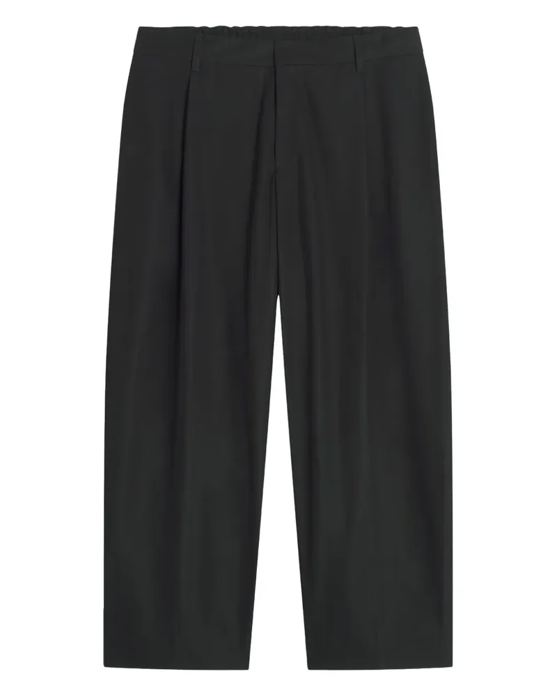 Kitsuné Hose mit Bundfalten - Schwarz Schwarz