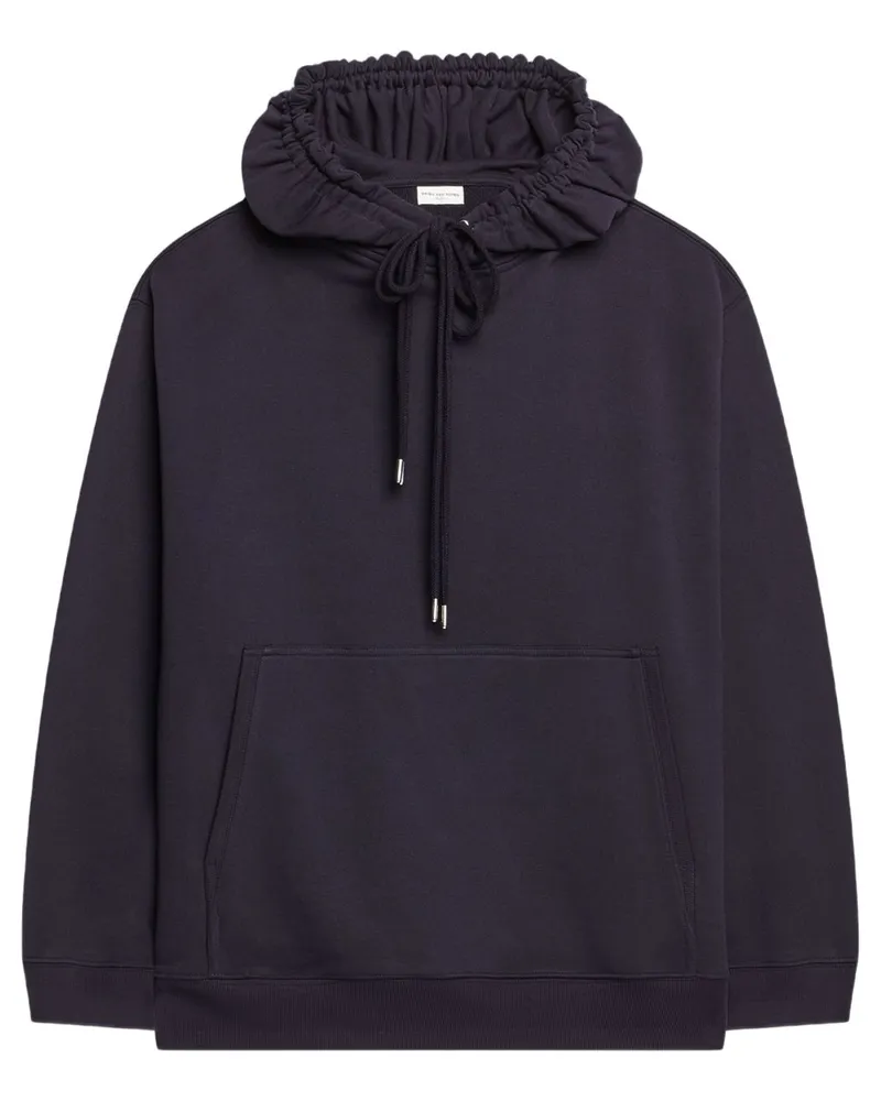 Dries van Noten Hoodie mit Kordelzug - Blau Blau