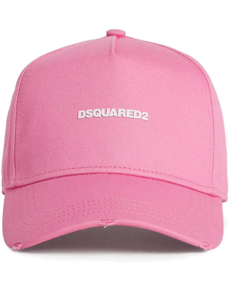 Dsquared2 Baseballkappe mit Logo-Print - Rosa Rosa