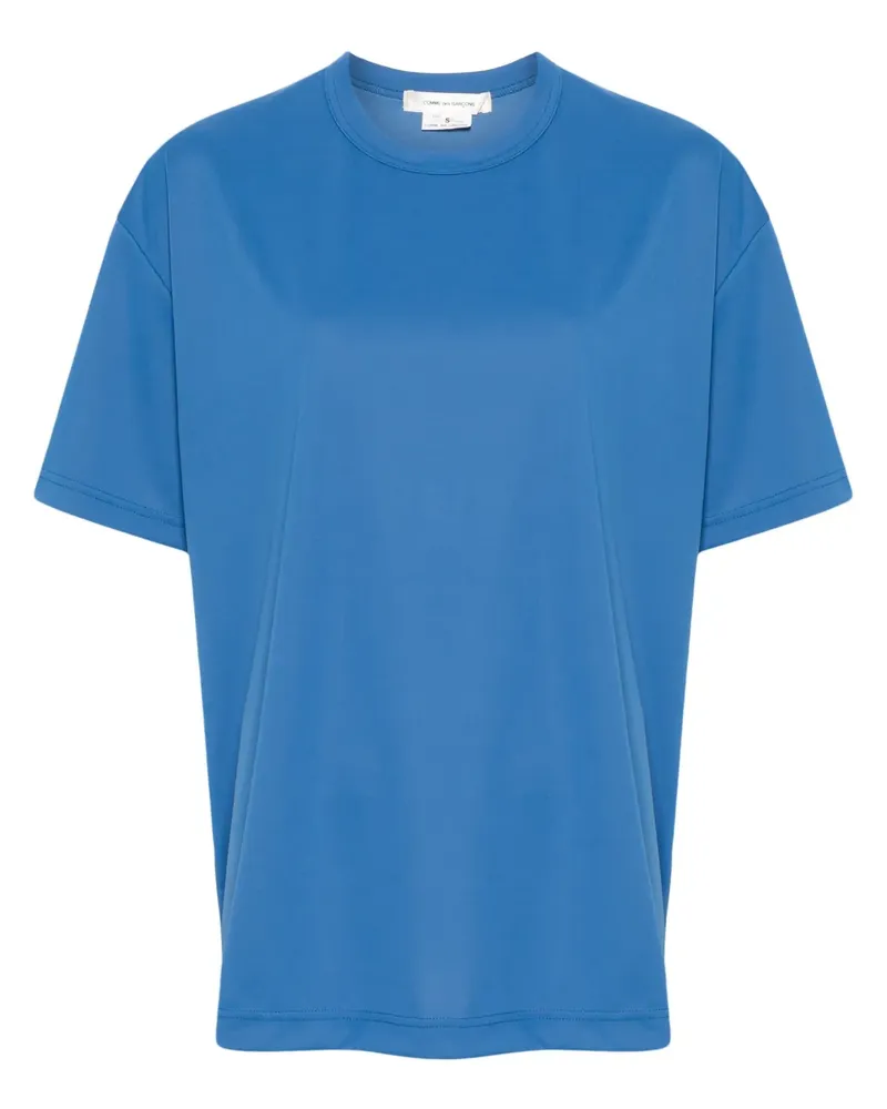 Comme des Garçons T-Shirt mit Ziernähten - Blau Blau